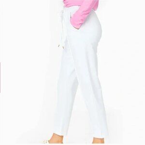 Lilly Pulitzer Emora Knit Pant Resort White - Size Medium